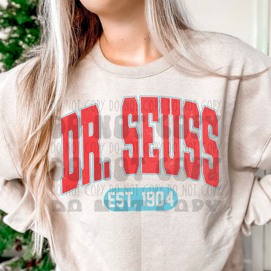SEUSS DISTRESSED - DTF TRANSFER