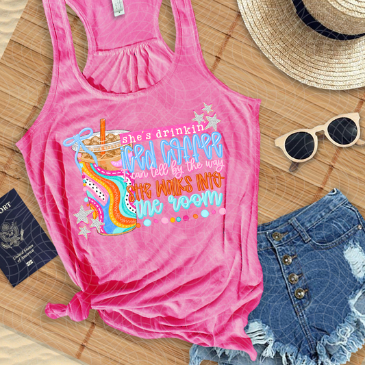 SHE'S DRINKIN' - DTF TRANSFER