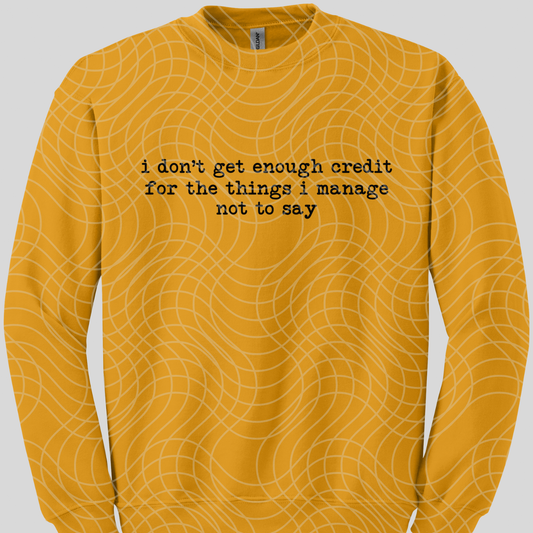 ENOUGH CREDIT BASIC - DTF TRANSFER