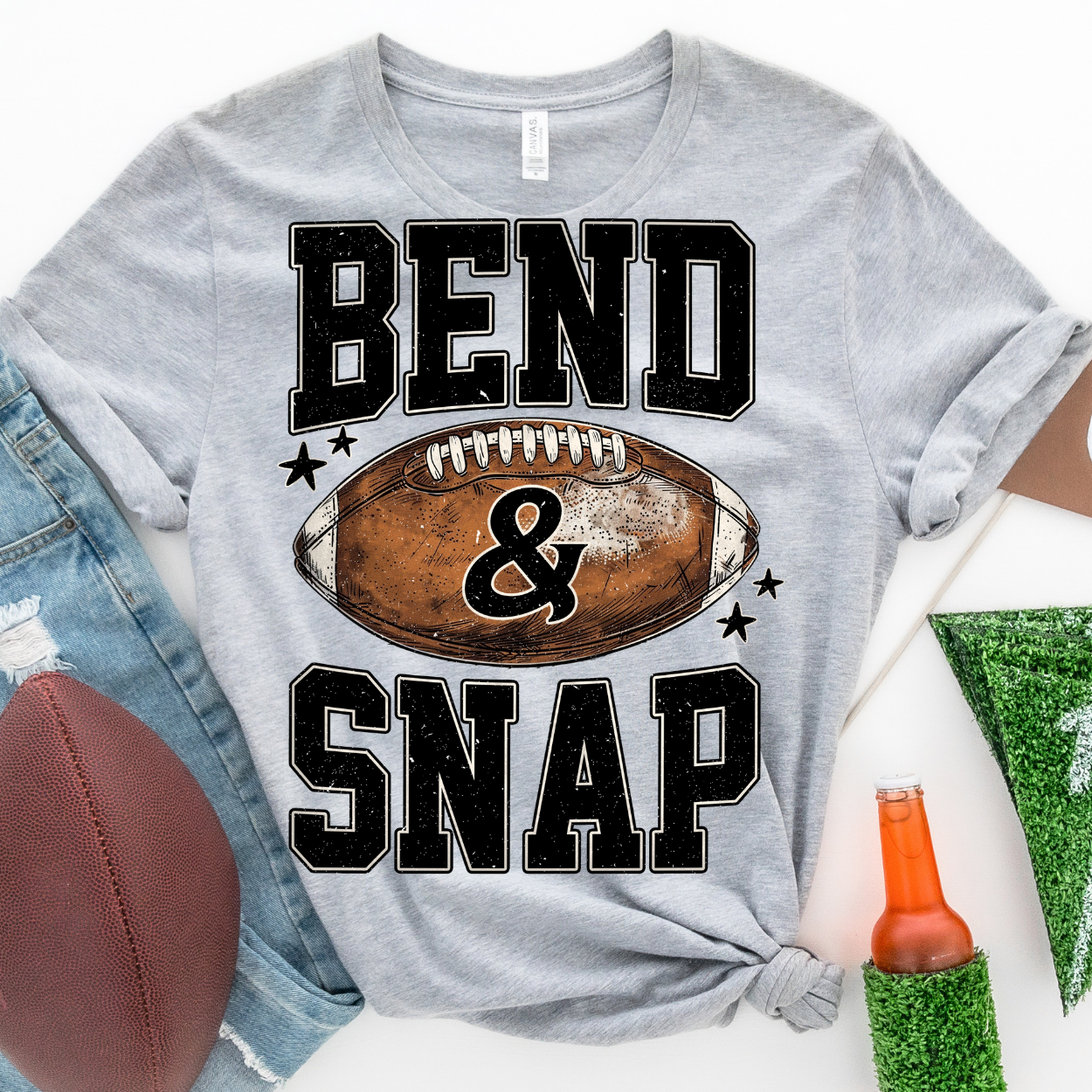BEND AND SNAP BLK - DTF TRANSFER