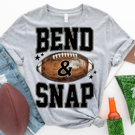BEND AND SNAP BLK - DTF TRANSFER