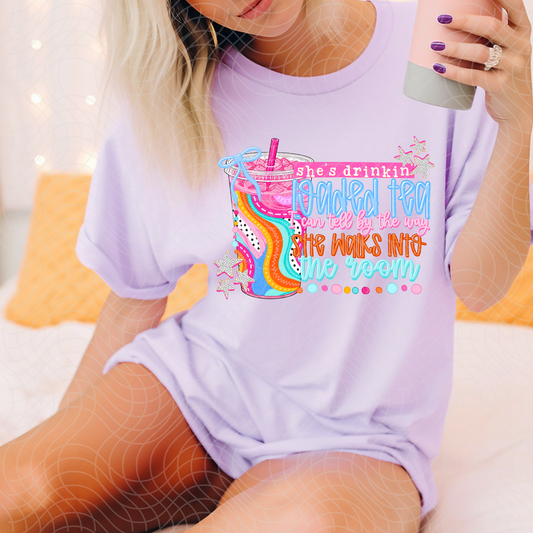 SHE'S DRINKIN' - DTF TRANSFER