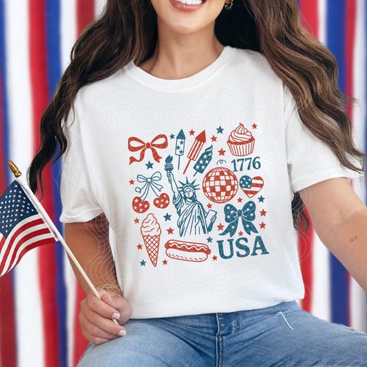 USA COLLAGE - DTF TRANSFER