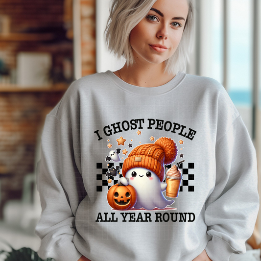 GHOST PEOPLE ALL YEAR ROUND - DTF TRANSFER