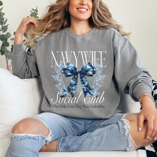 NAVY WIFE SOCIAL CLUB - DTF TRANSFER