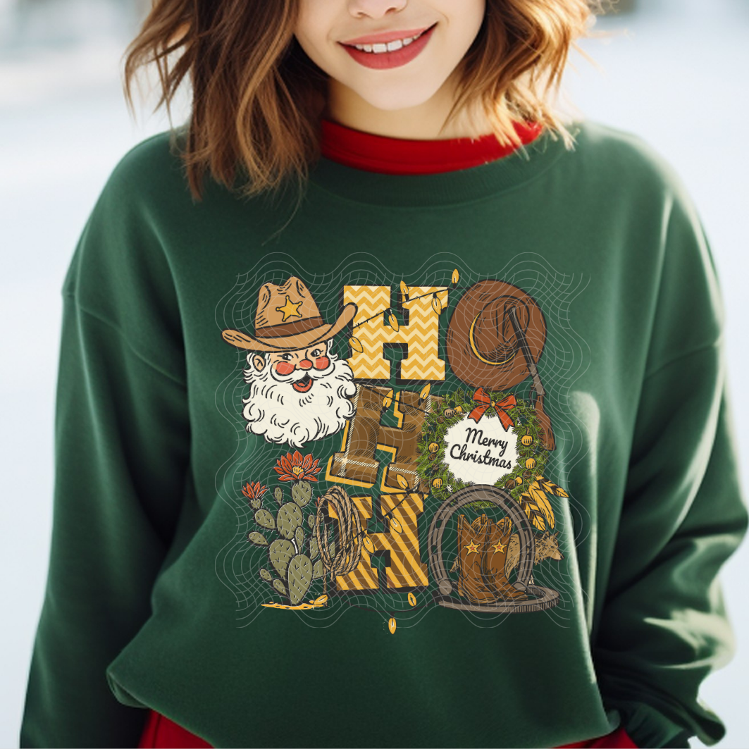 HO HO HO COUNTRY - DTF TRANSFER