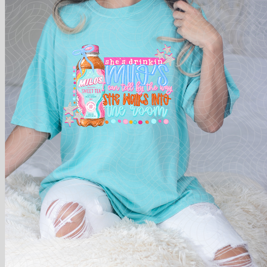 SHE'S DRINKIN' - DTF TRANSFER