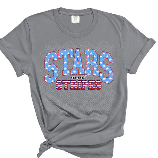 STARS AND STRIPES - DTF TRANSFER