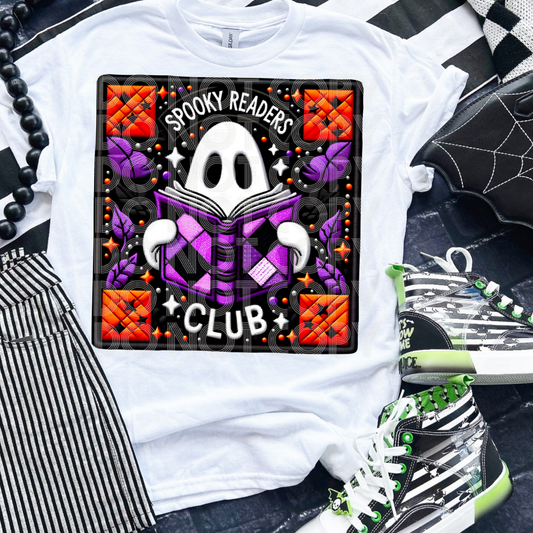 SPOOKY READERS CLUB - DTF TRANSFER