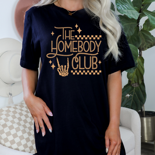 THE HOMEBODY CLUB TAN - DTF TRANSFER