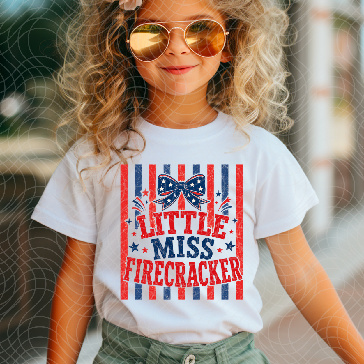 LITTLE MISS FIRECRACKER - DTF TRANSFER