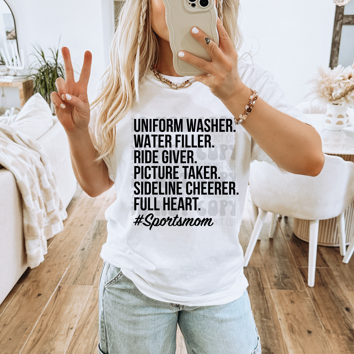 HASHTAG SPORTS MOM BLK - DTF TRANSFER