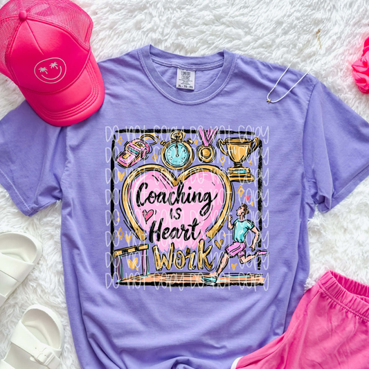 COACHING IS HEART - DTF TRANSFER