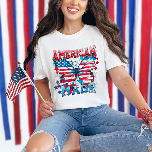 AMERICAN MADE BUTTERFLY - DTF TRANSFER