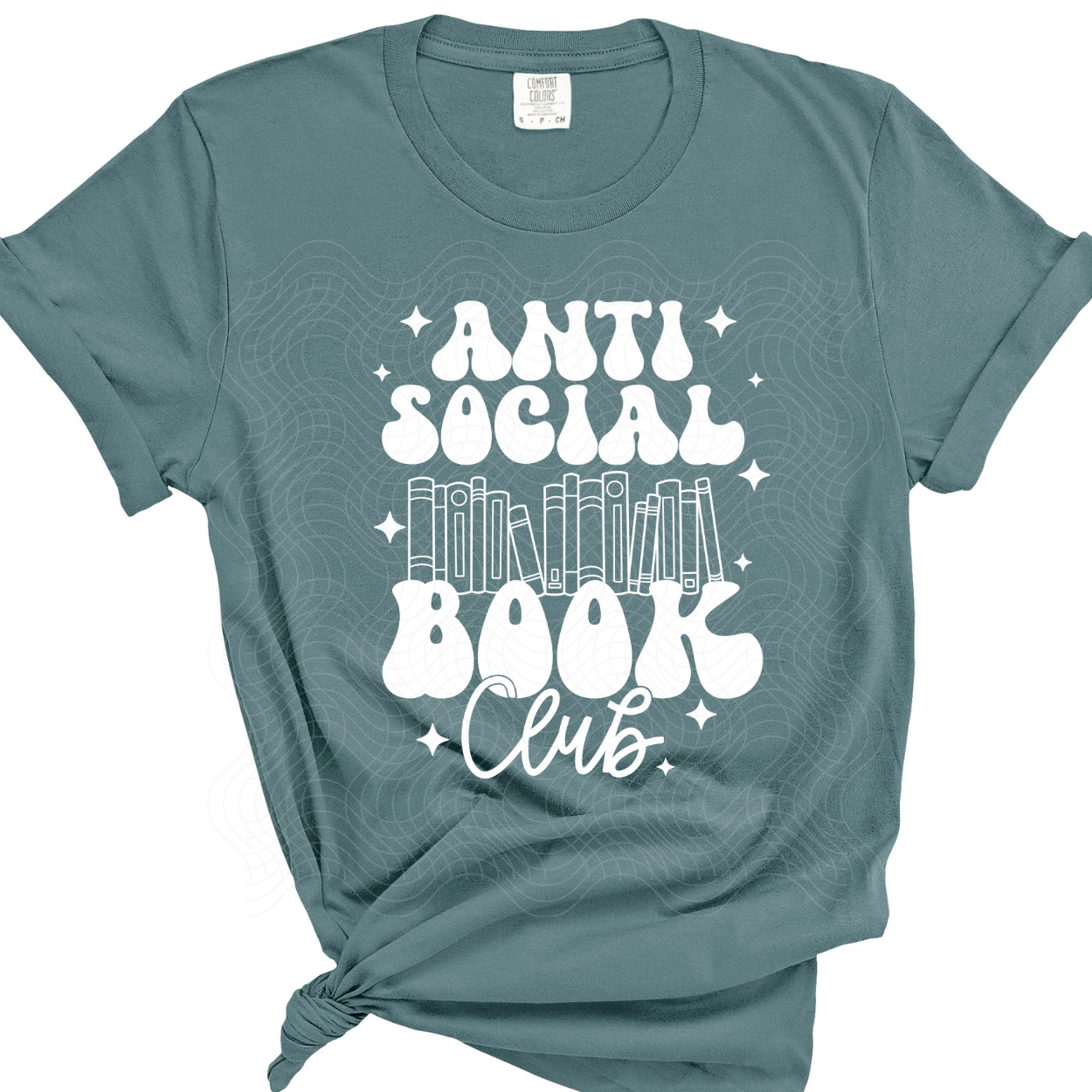 ANTI SOCIAL BOOK CLUB WHT - DTF TRANSFER