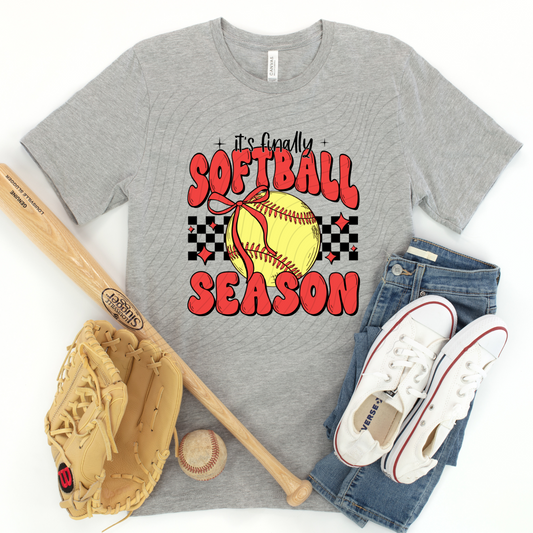 FINALLY SOFTBALL SEASON - DTF TRANSFER