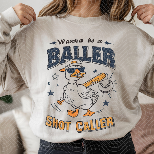 BALLER SHOT CALLER - DTF TRANSFER