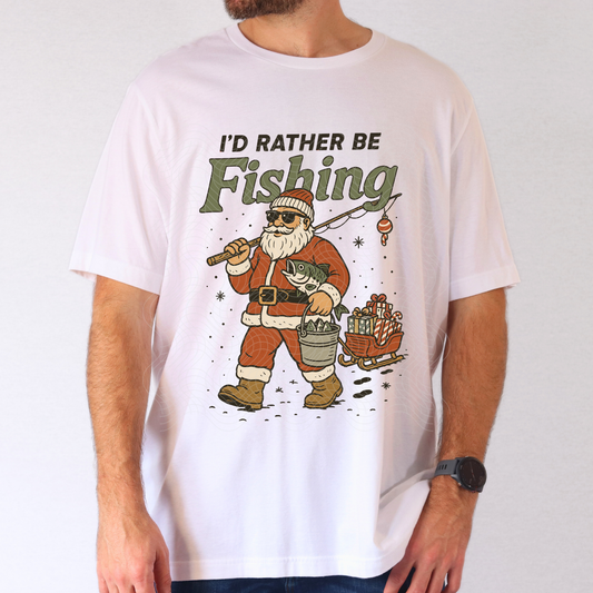 I'D RATHER BE FISHING - DTF TRANSFER