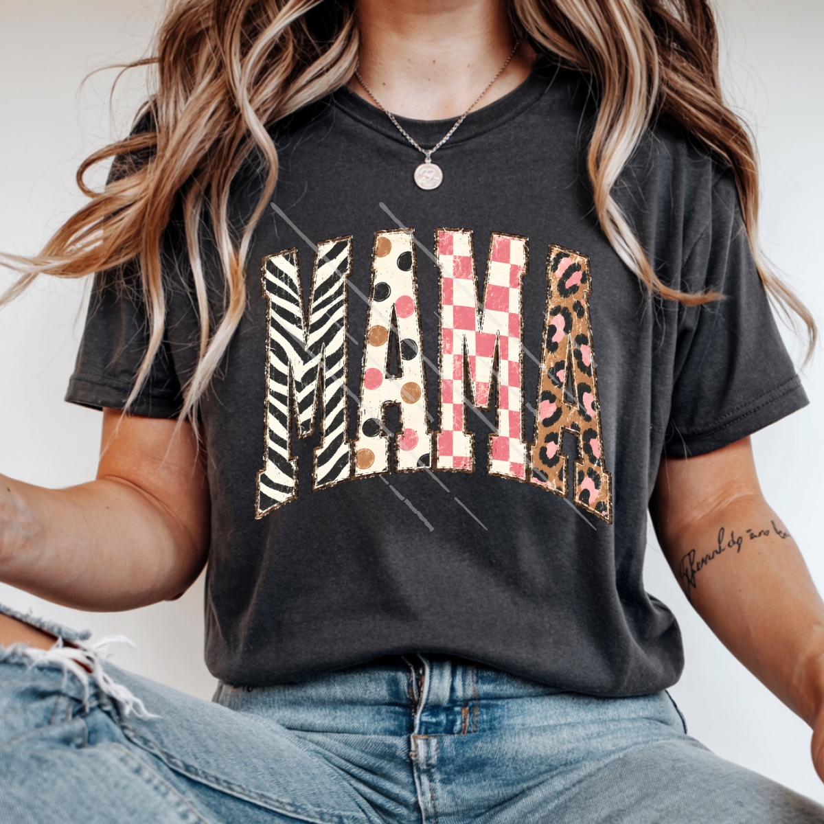MAMA TALL ARCH PATTERNS - DTF TRANSFER