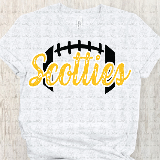 SCOTTIES SCRIPT FOOTBALL - DTF TRANSFER