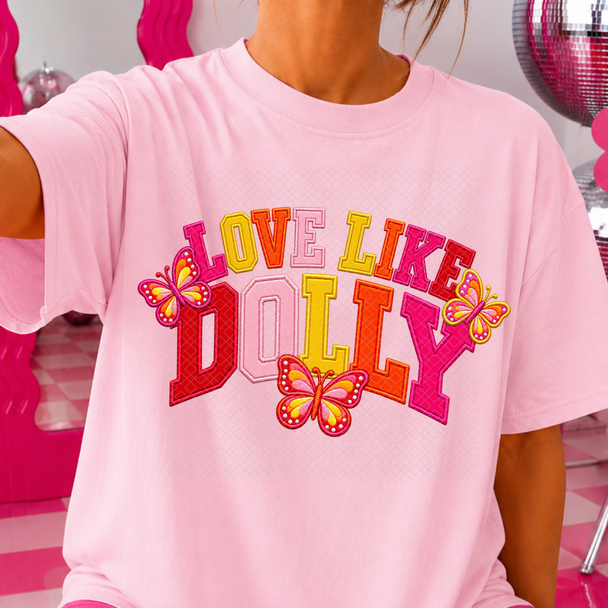 LOVE LIKE DOLLY - DTF TRANSFER