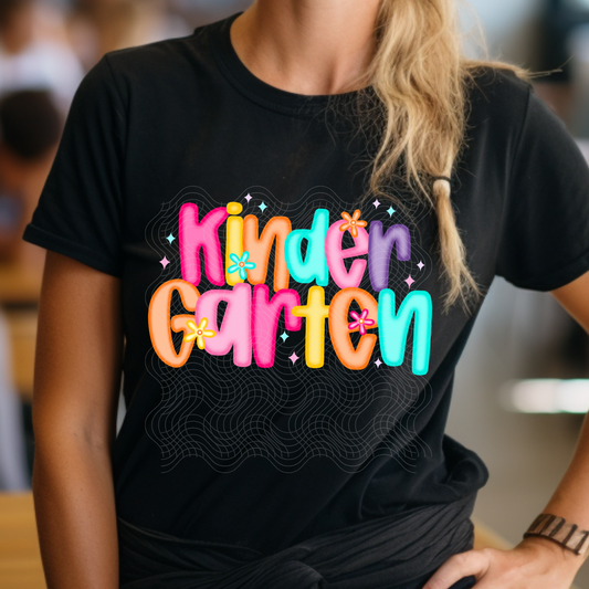 KINDERGARTEN BRIGHT - DTF TRANSFER