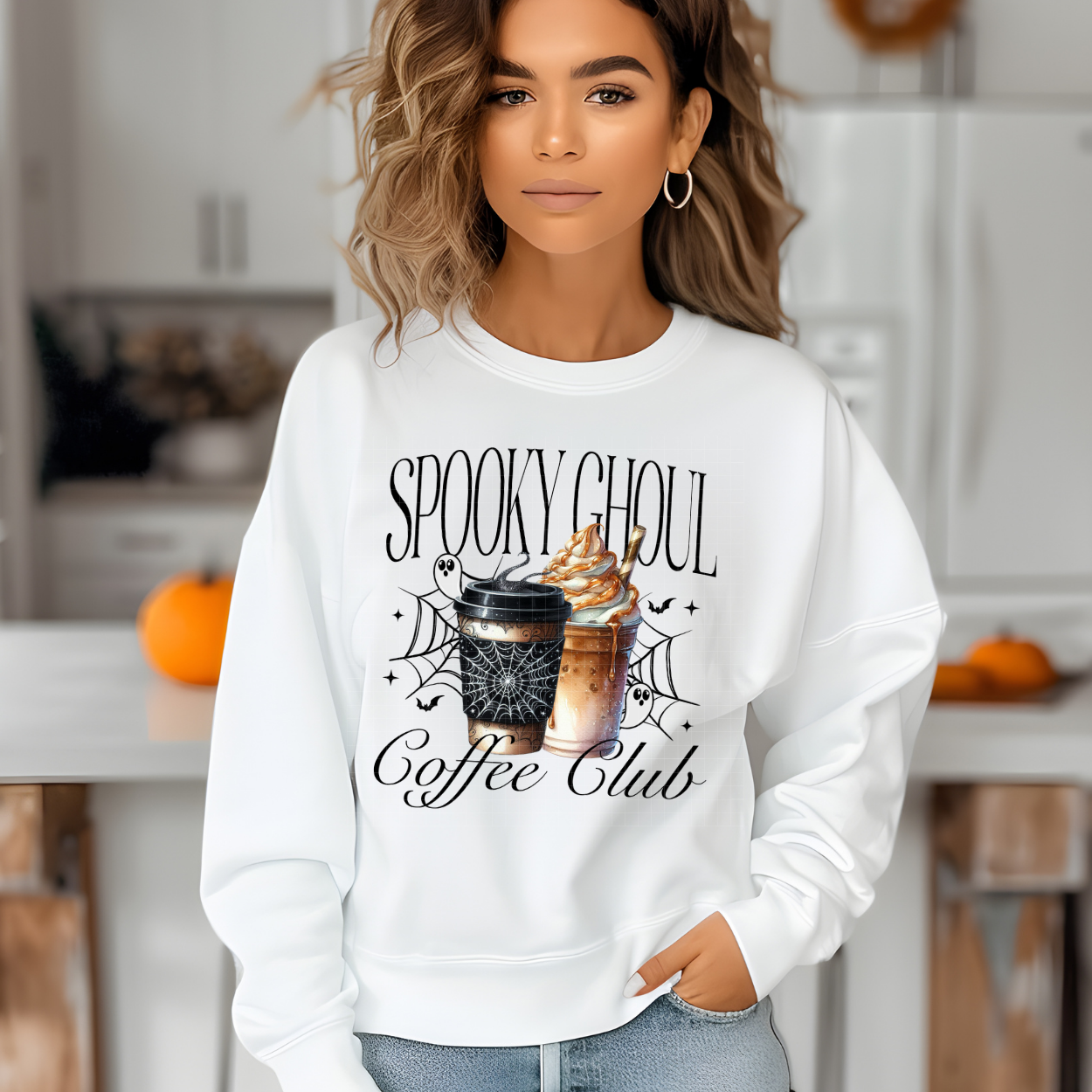SPOOKY GHOUL COFFEE CLUB - DTF TRANSFER