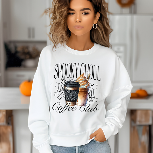 SPOOKY GHOUL COFFEE CLUB - DTF TRANSFER