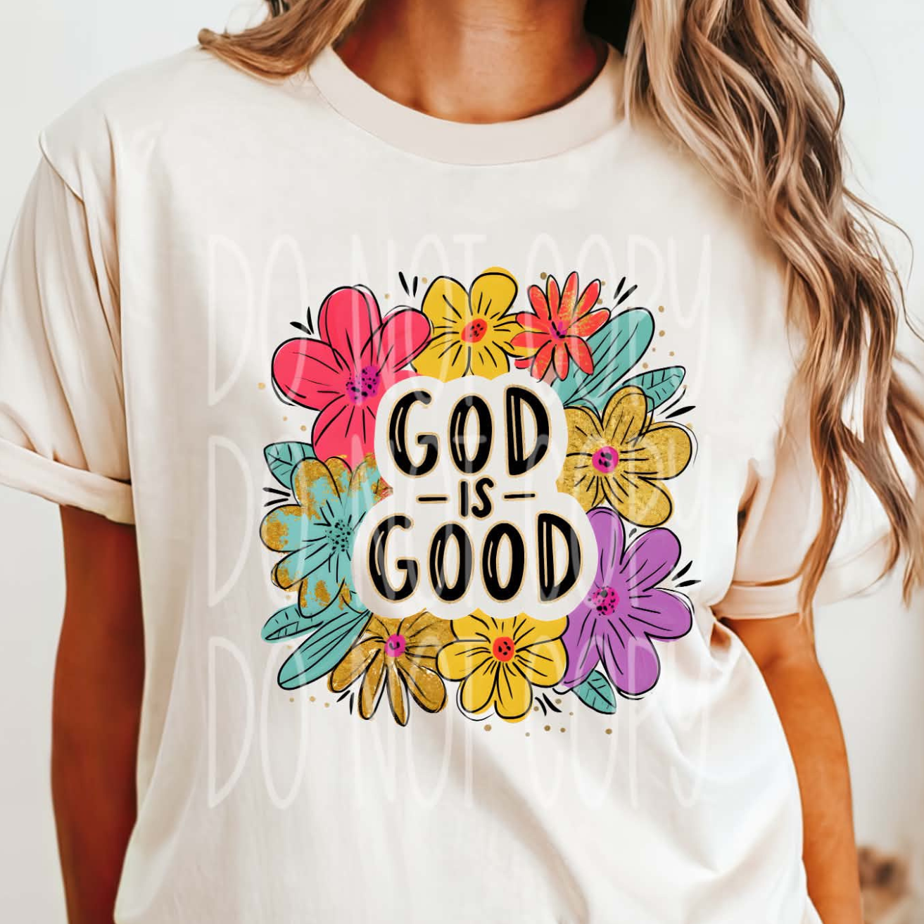 GOD IS GOOD - DTF TRANSFER