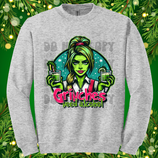 GREEN GUY FEMALE BARTENDER - DTF TRANSFER