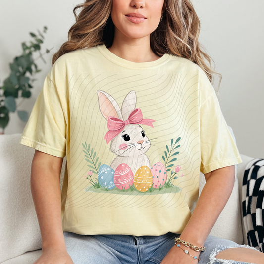 BUNNY WITH EGGS - DTF TRANSFER
