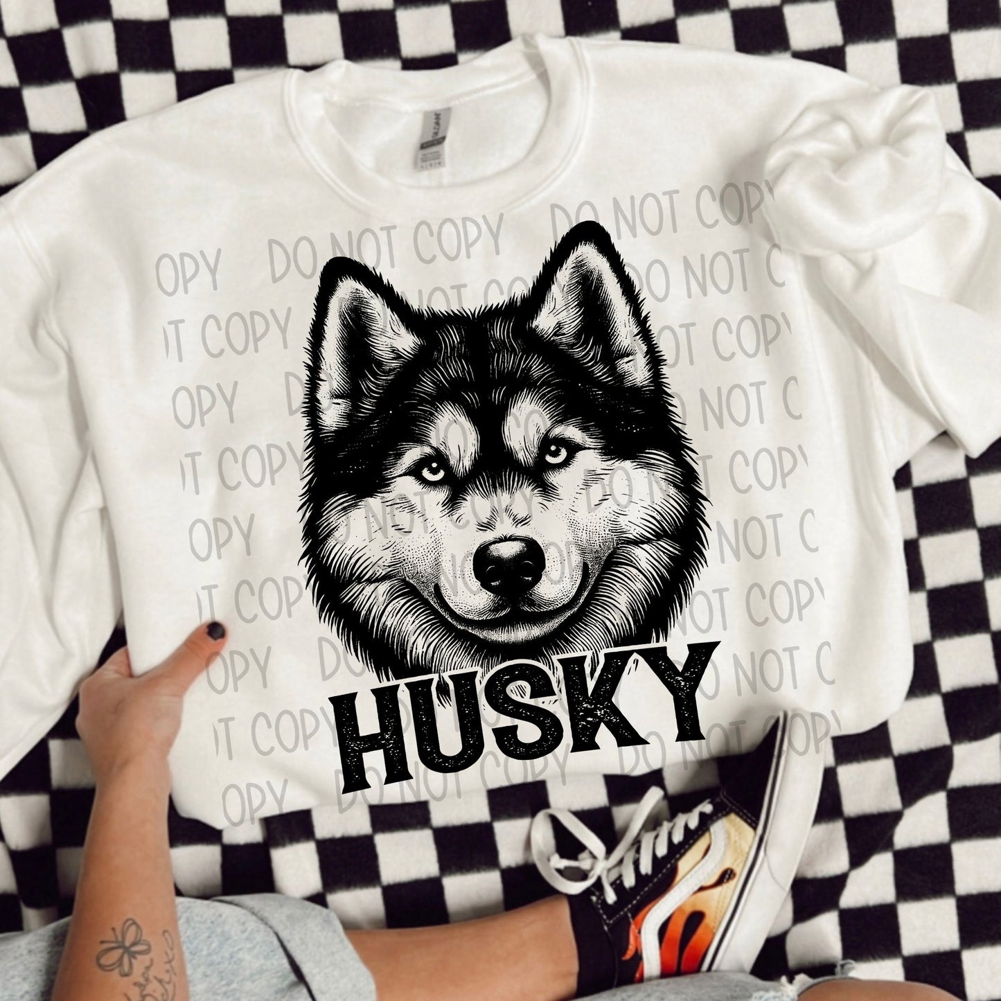 HUSKY DOG - DTF TRANSFER