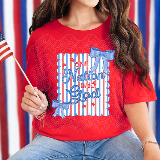 ONE NATION UNDER GOD - DTF TRANSFER