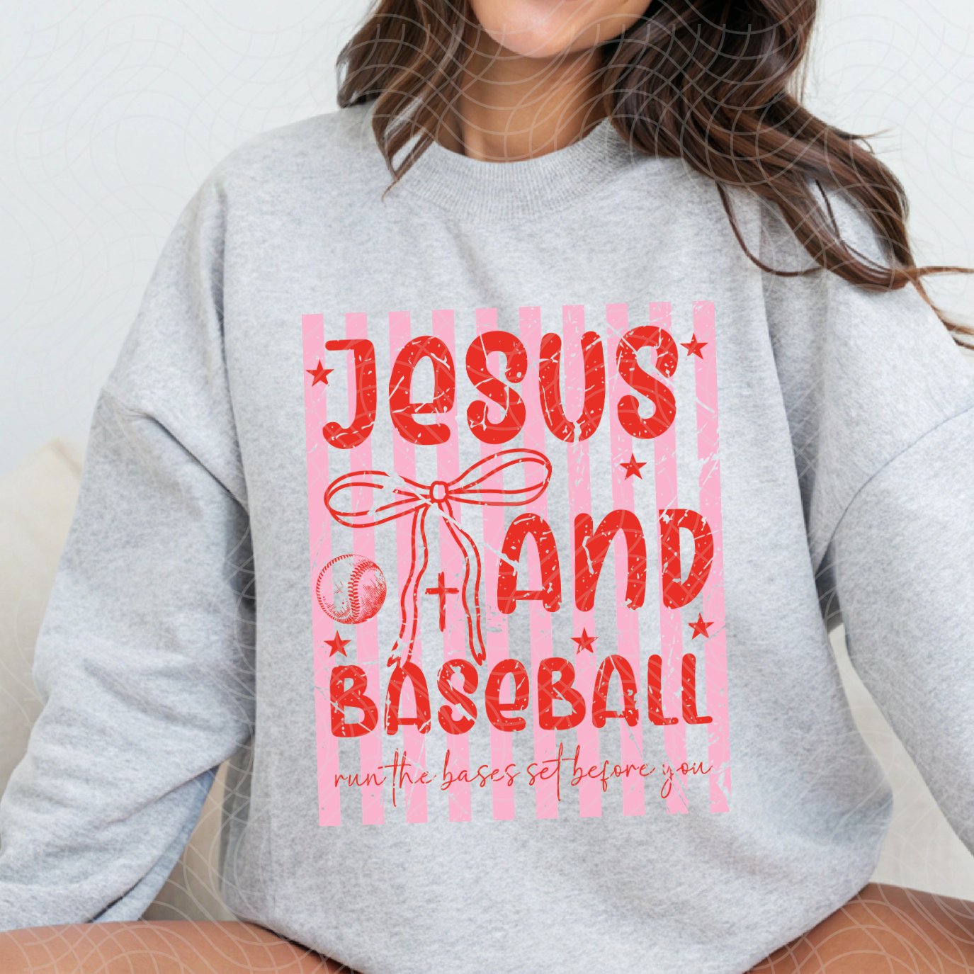 JESUS AND BASEBALL - DTF TRANSFER