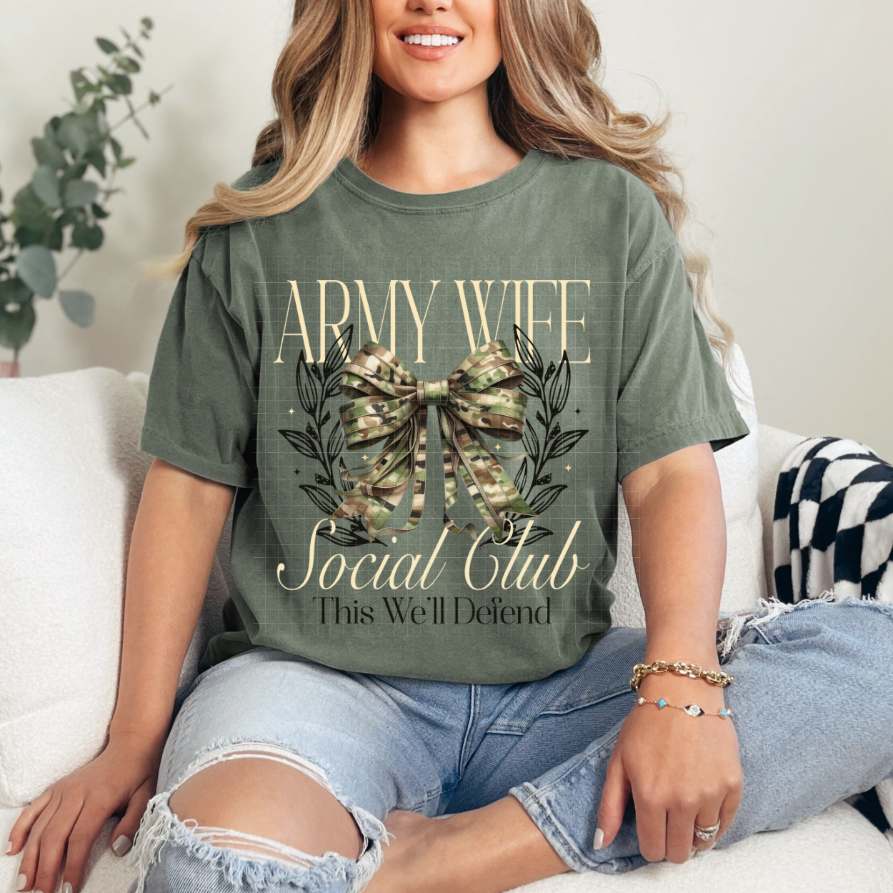 ARMY WIFE SOCIAL CLUB - DTF TRANSFER