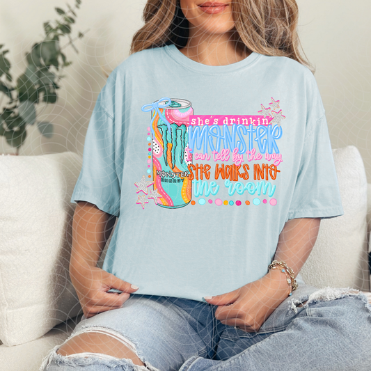 SHE'S DRINKIN' - DTF TRANSFER