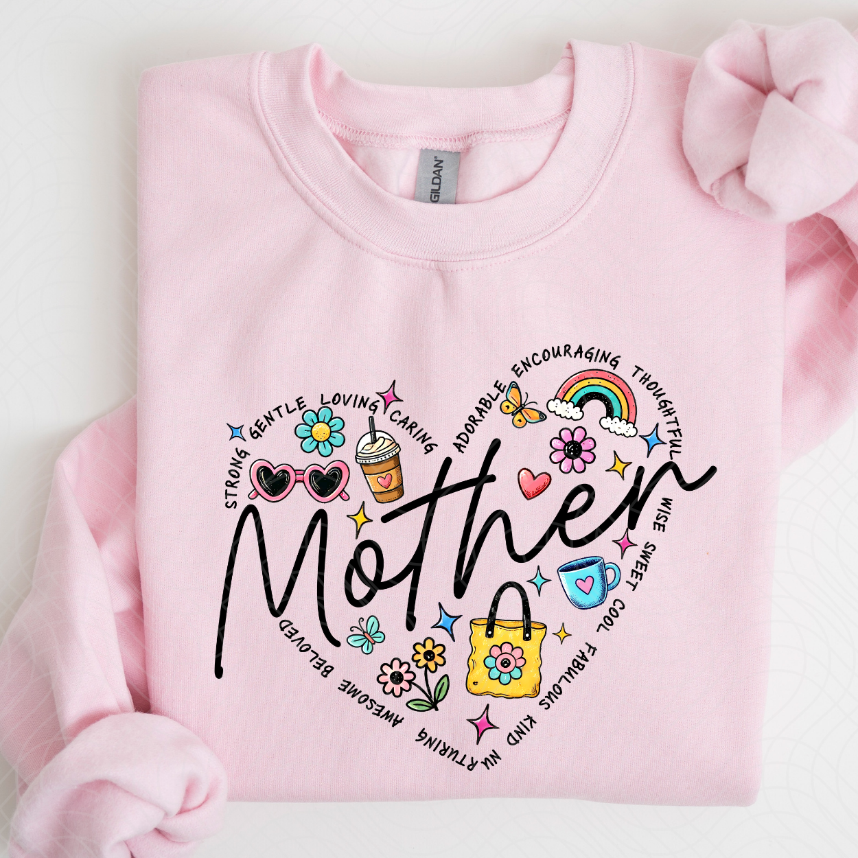 MOTHER HEART COLLAGE - DTF TRANSFER