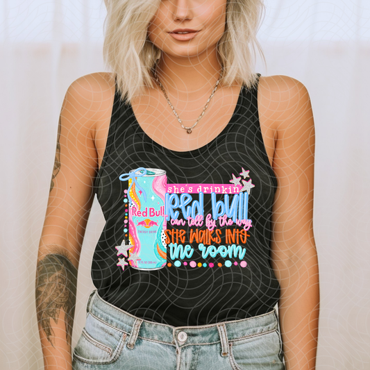 SHE'S DRINKIN' - DTF TRANSFER