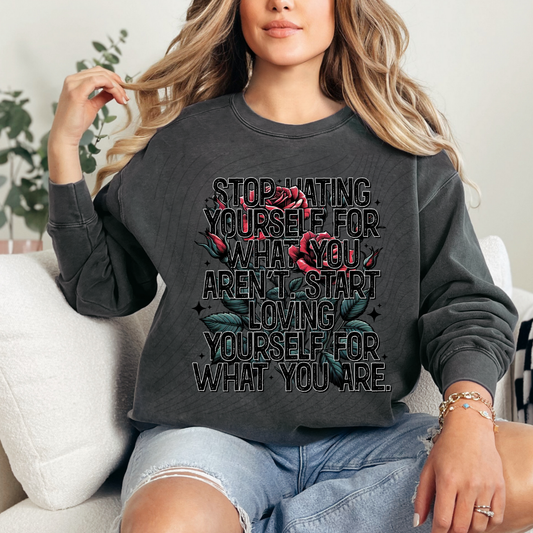 LOVE YOURSELF FOR WHAT YOU ARE - DTF TRANSFER