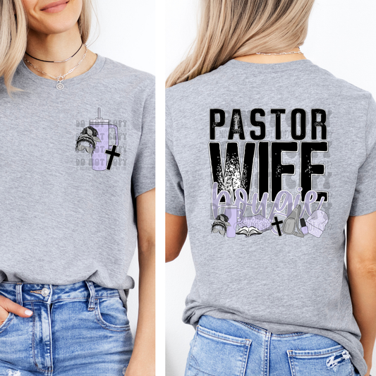 PASTOR WIFE BOUGIE W/ POCKET - DTF TRANSFER