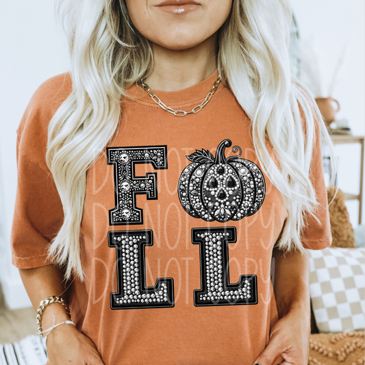 FALL FAUX RHINESTONES - DTF TRANSFER