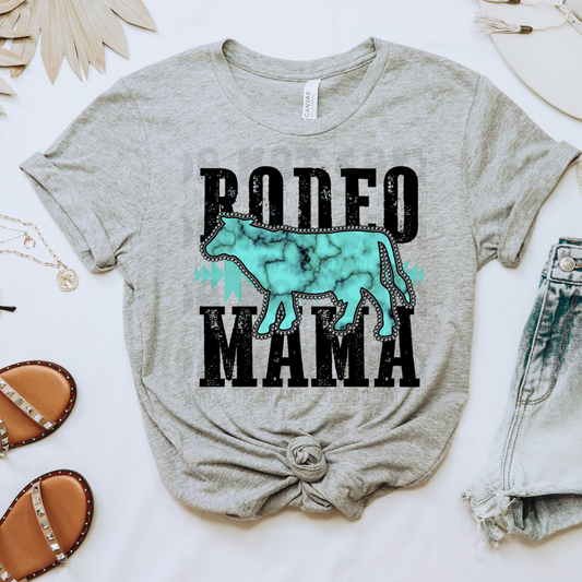 RODEO MAMA COW W/HORNS - DTF TRANSFER