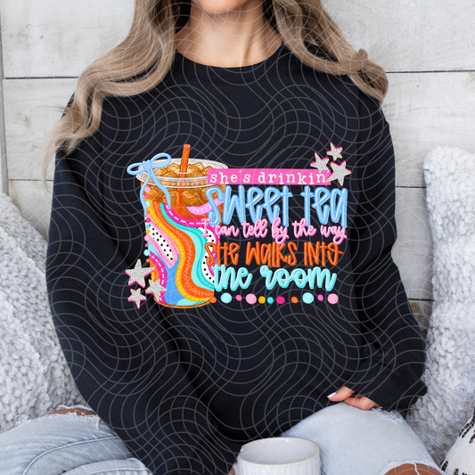 SHE'S DRINKIN' - DTF TRANSFER