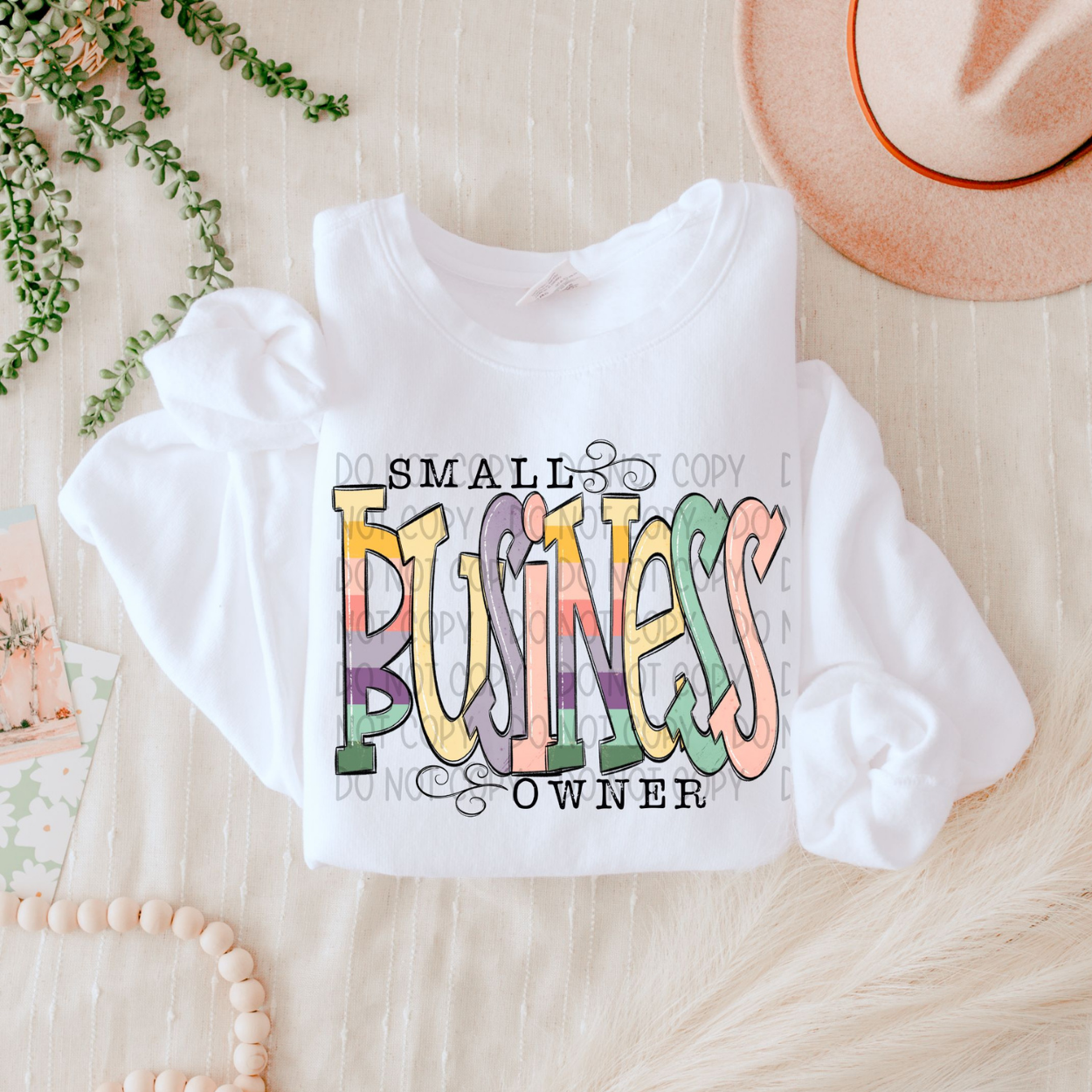 SMALL BUSINESS OWNER DOODLE LETTERS - DTF TRANSFER
