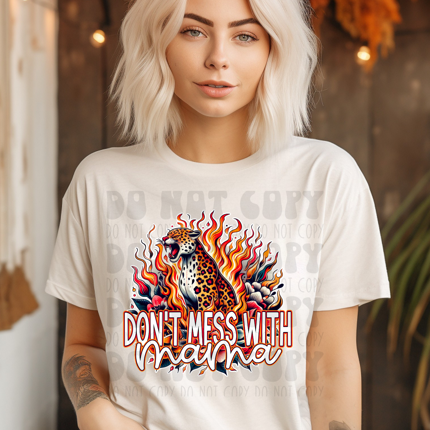 DON'T MESS WITH MAMA - DTF TRANSFER