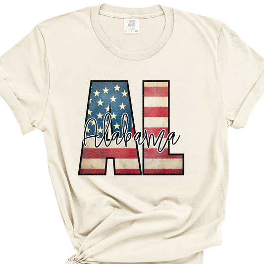 ALABAMA FLAG - DTF TRANSFER