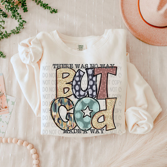 BUT GOD FALL DOODLE  - DTF TRANSFER