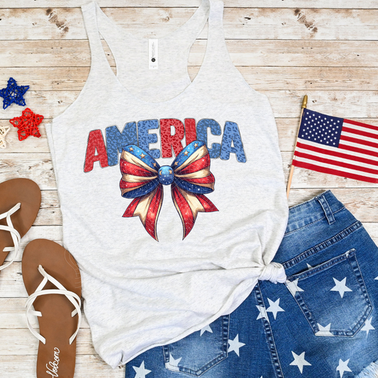 AMERICA BOW - DTF TRANSFER