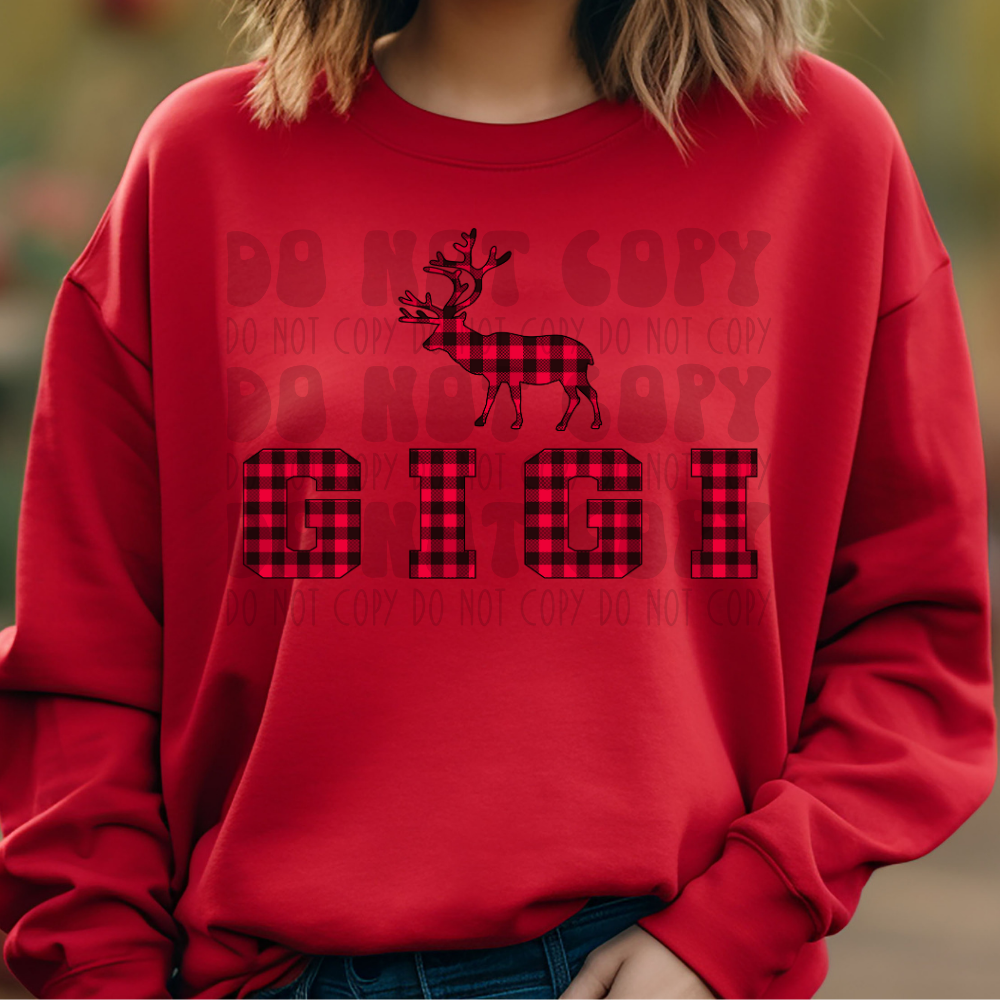 GIGI BUFFALO PLAID - DTF TRANSFER