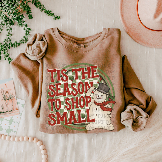 TIS THE SEASON TO SHOP SMALL - DTF TRANSFER